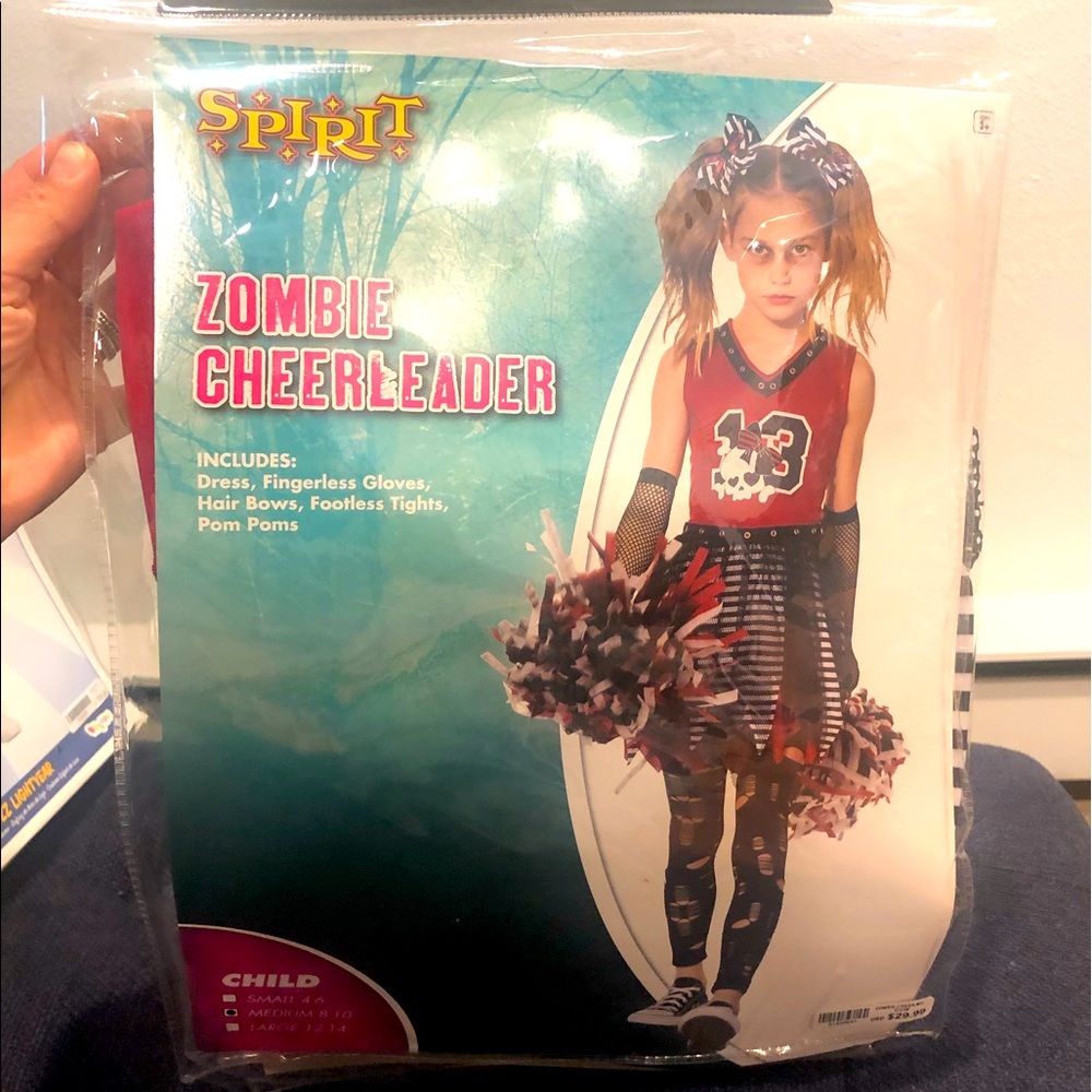 Girl’s Zombie Cheerleader Costume